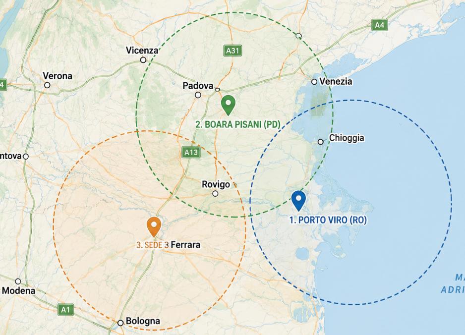 Mappa Area di Consegna